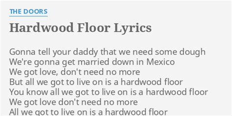 your socks on the wood floor lyrics
